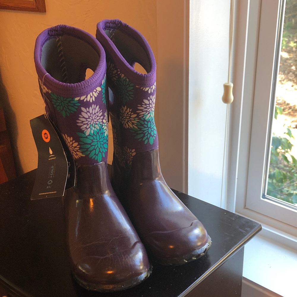 Bogs Purple and Blue Kids Rain & Snow Boots